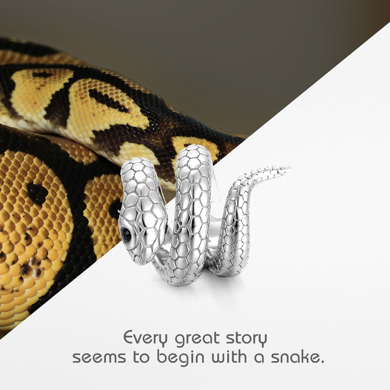 Snake Charm Silber