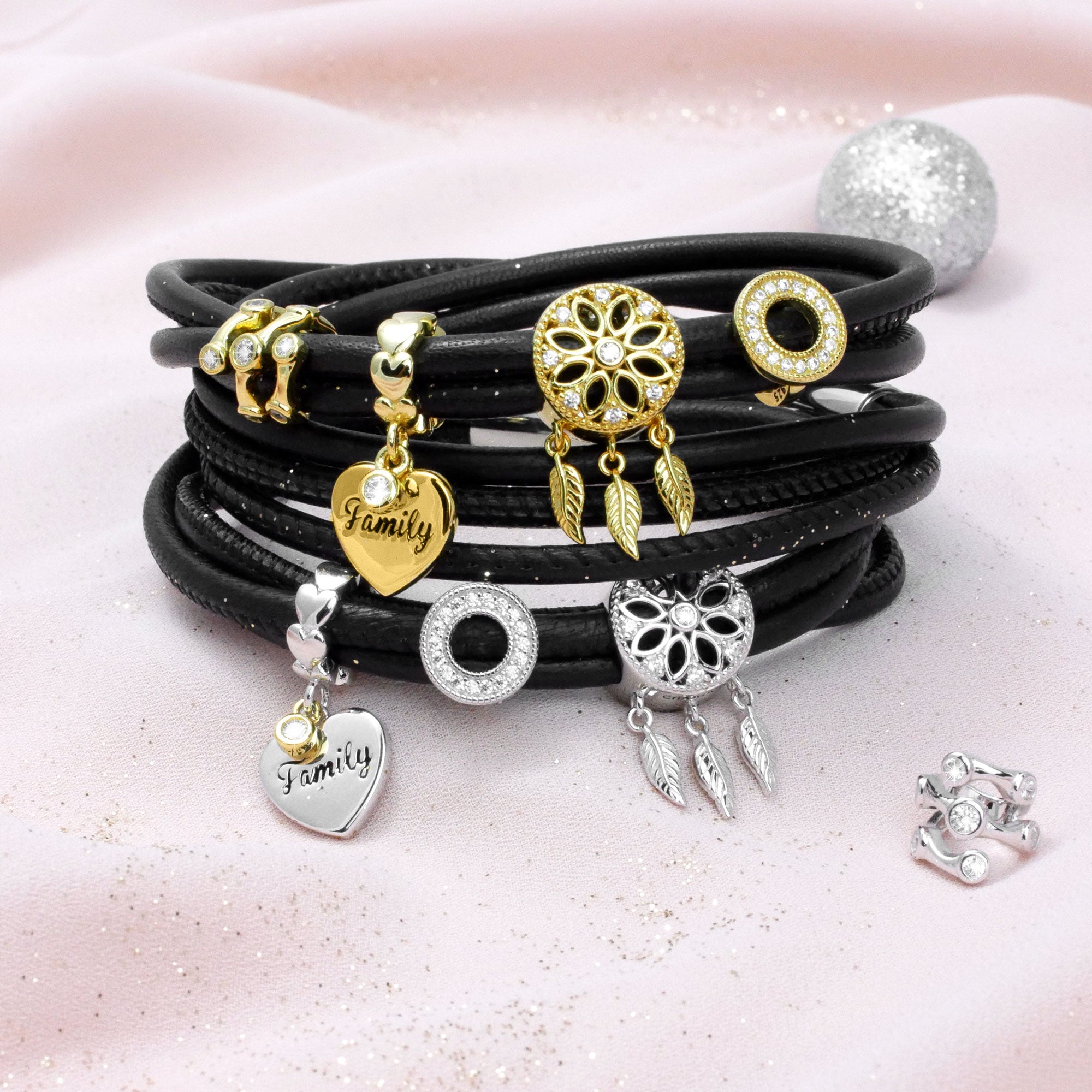 Armband mit Traumfänger Charm