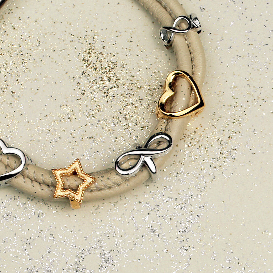 Star Charm vergoldet