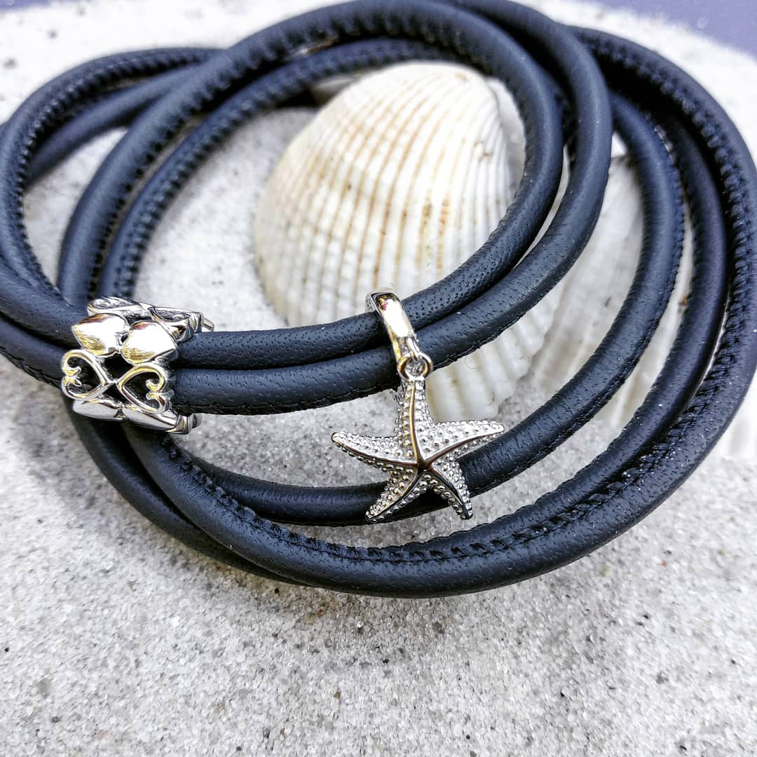 Starfish Charm-Anhänger Silber