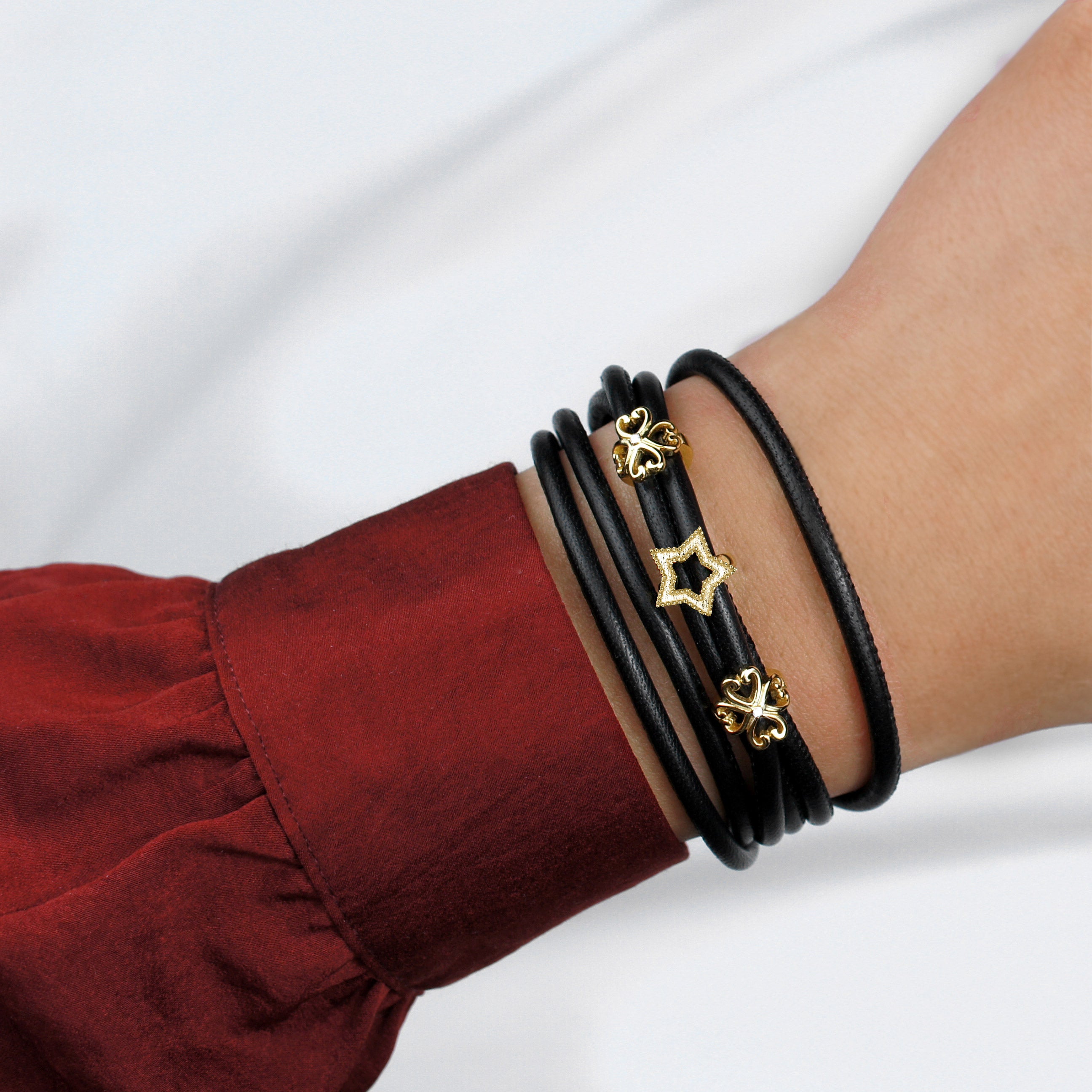 Star Charm vergoldet