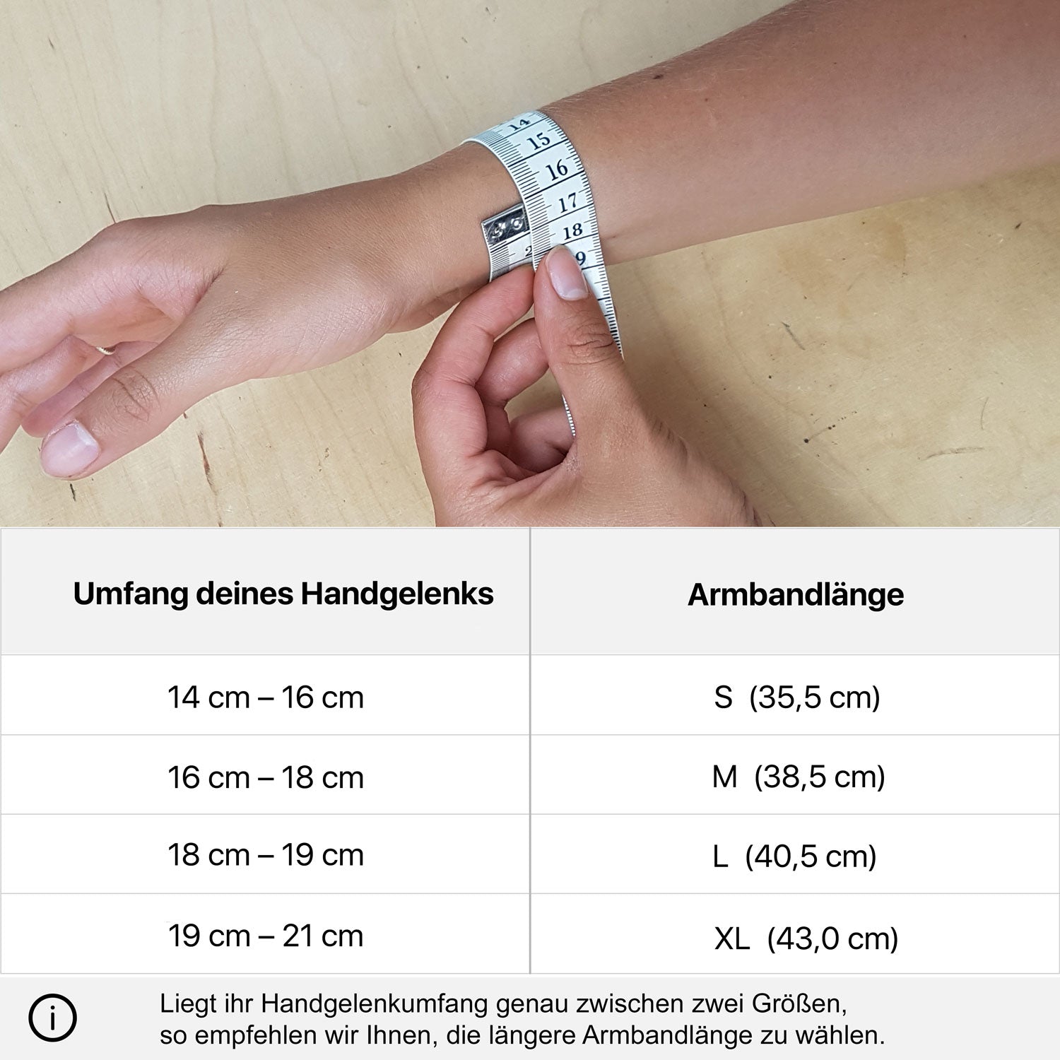 lederarmband größen