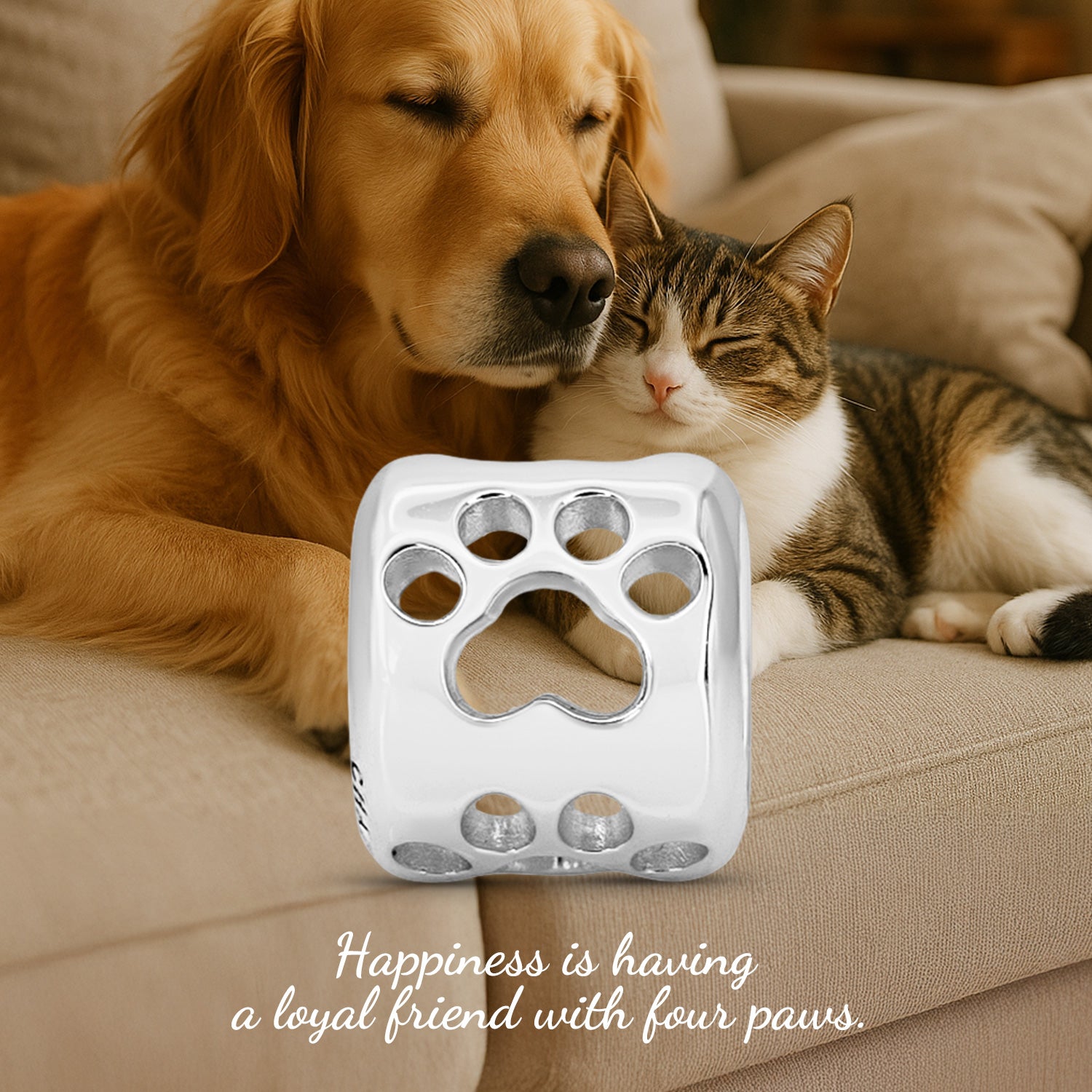 Charm mit Pfoten Tatzen