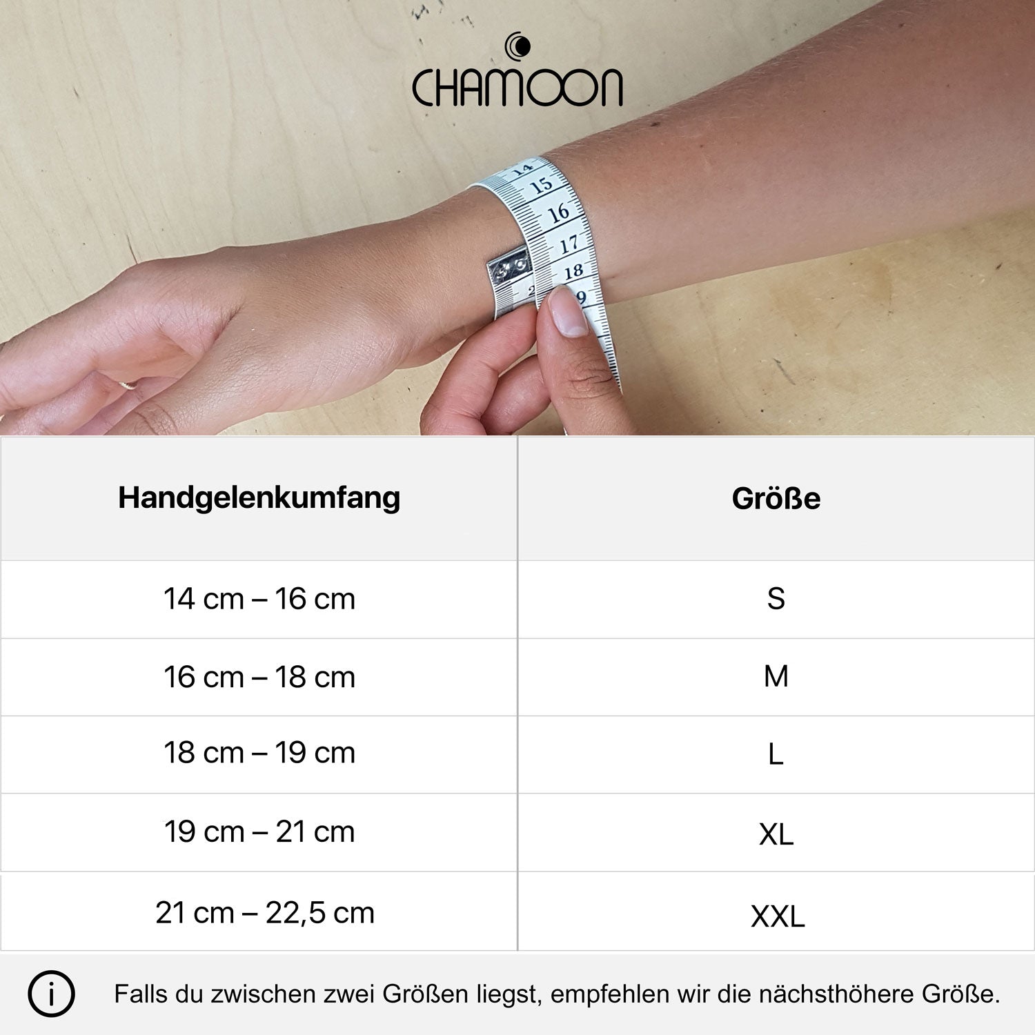 Lederarmband Längen