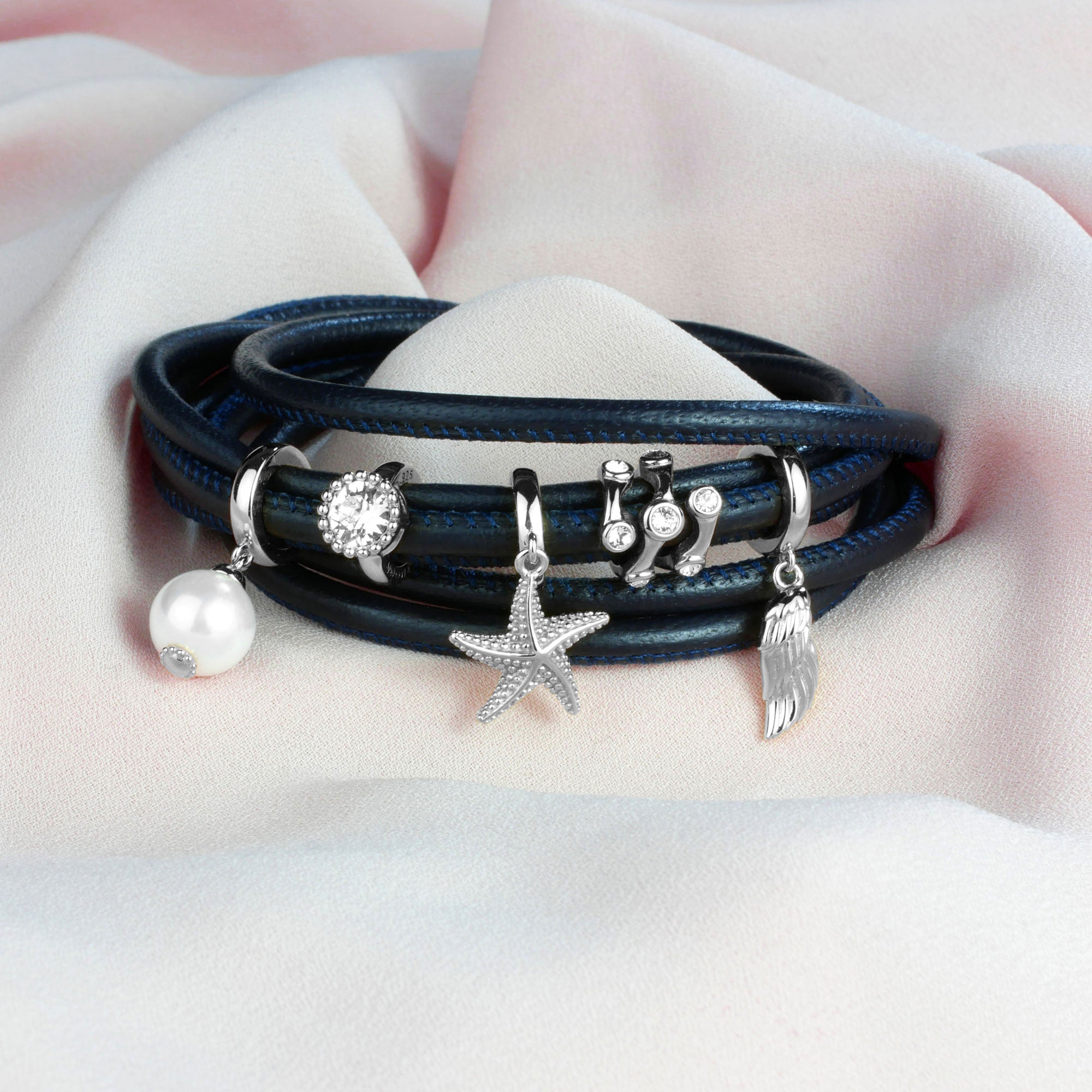 Starfish Charm-Anhänger Silber