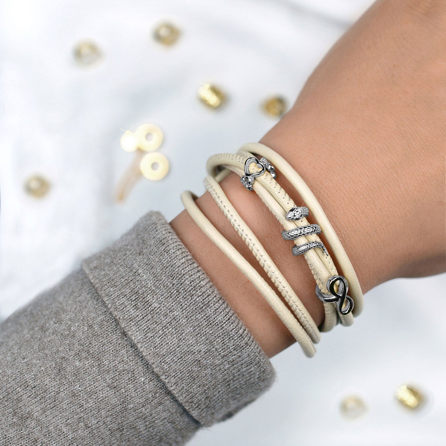 Snake Charm Silber