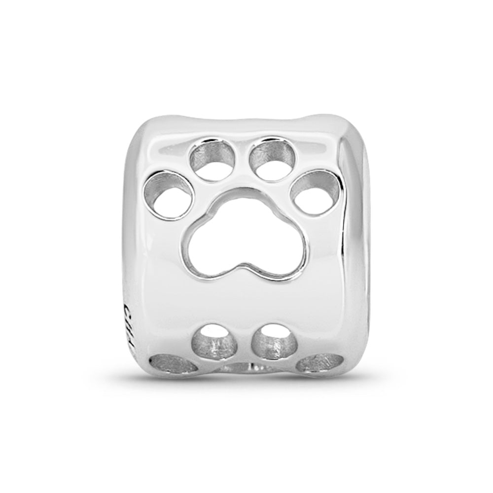 Pfoten Charm Silber