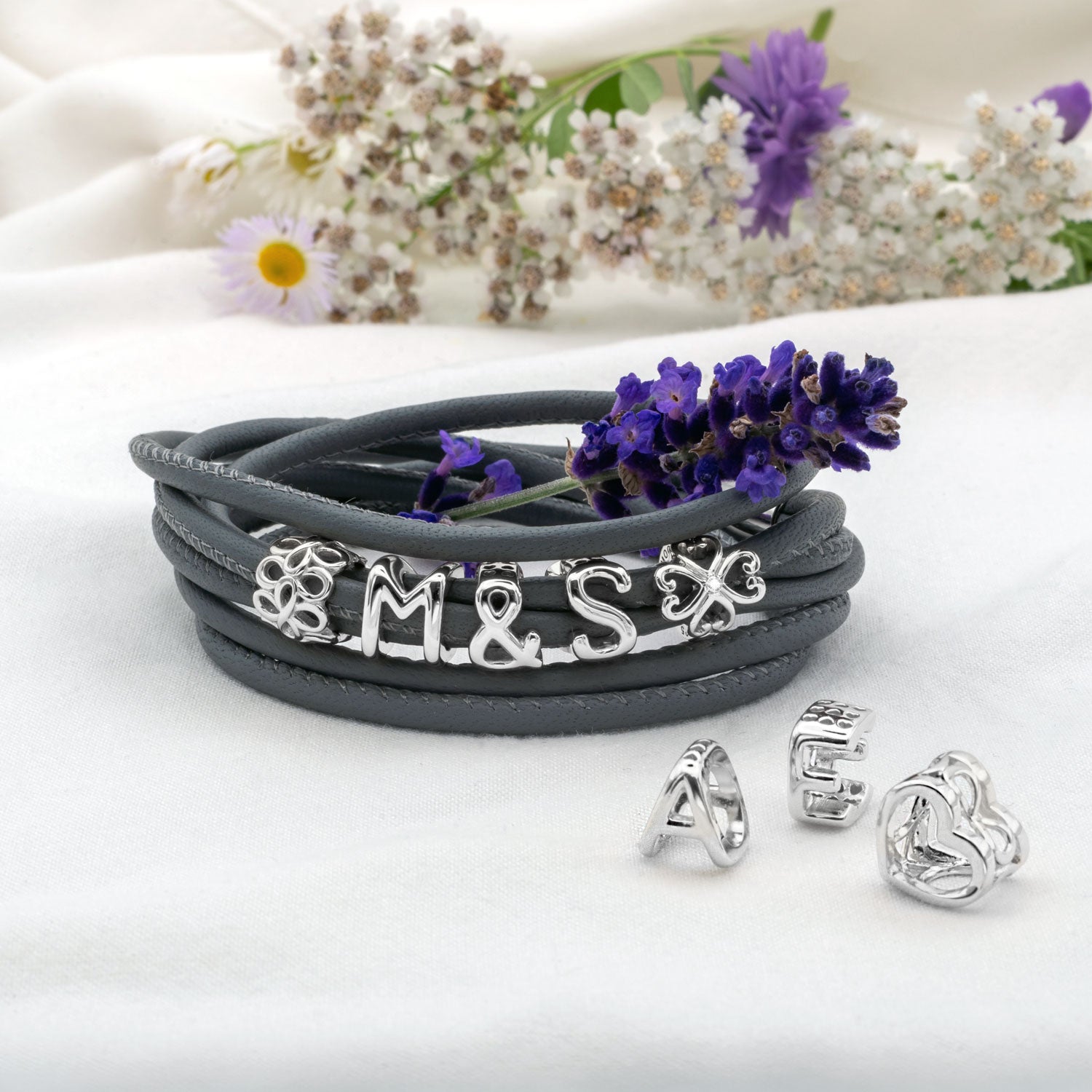 herz charm silber damen