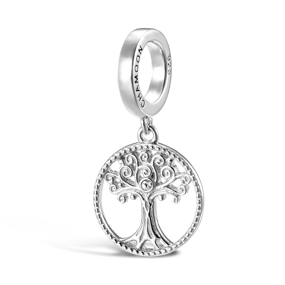 Tree of Life Charm-Anhänger Silber