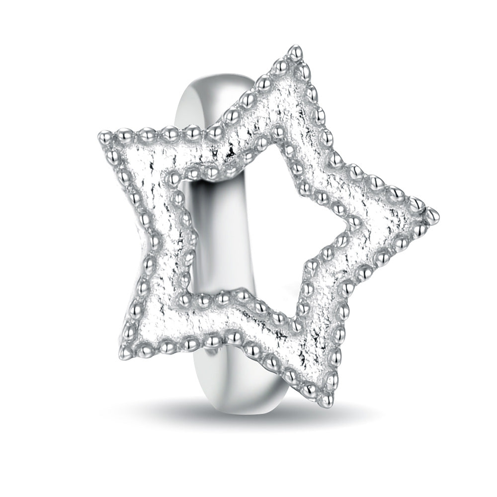 Star Charm Silber