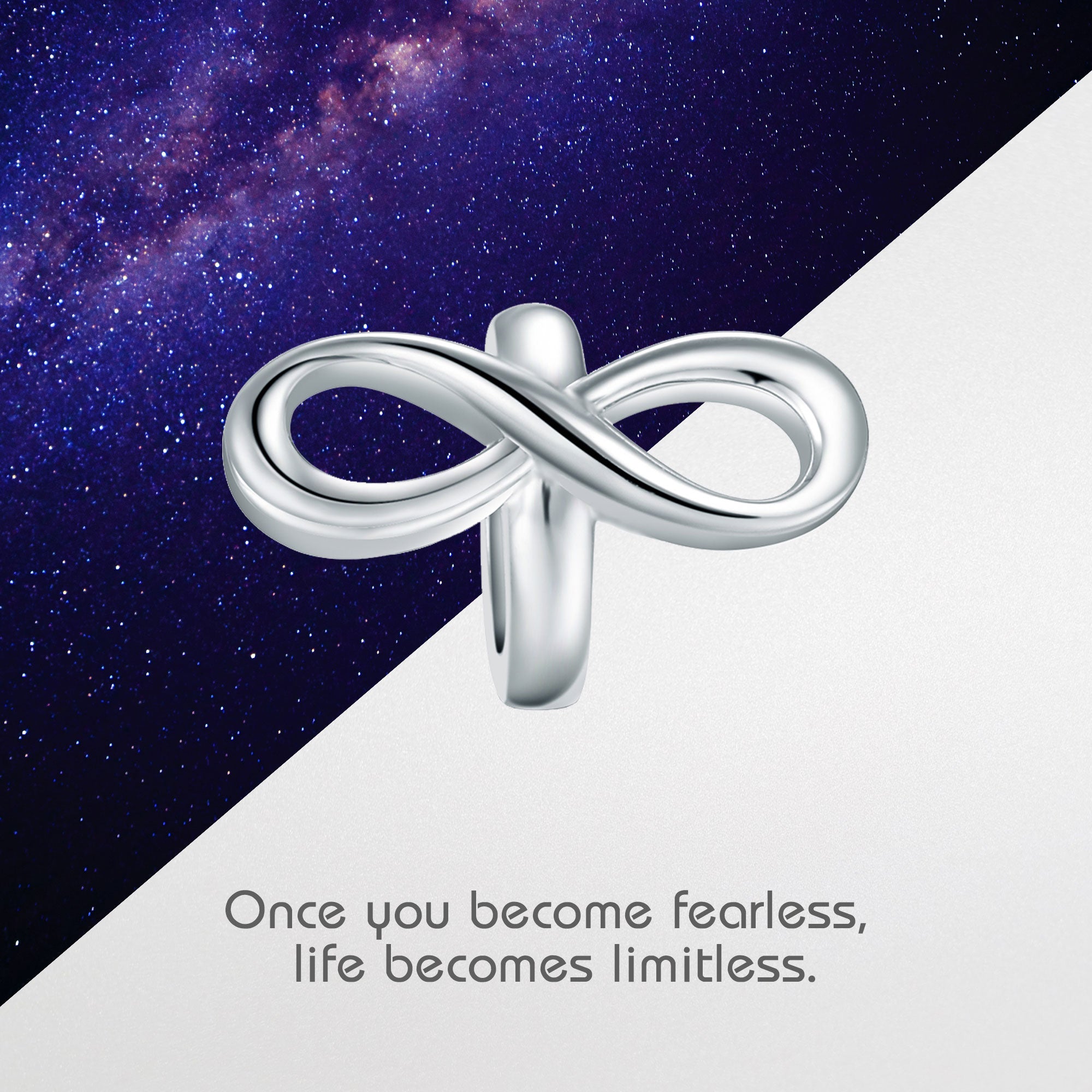 Limitless Charm Silber