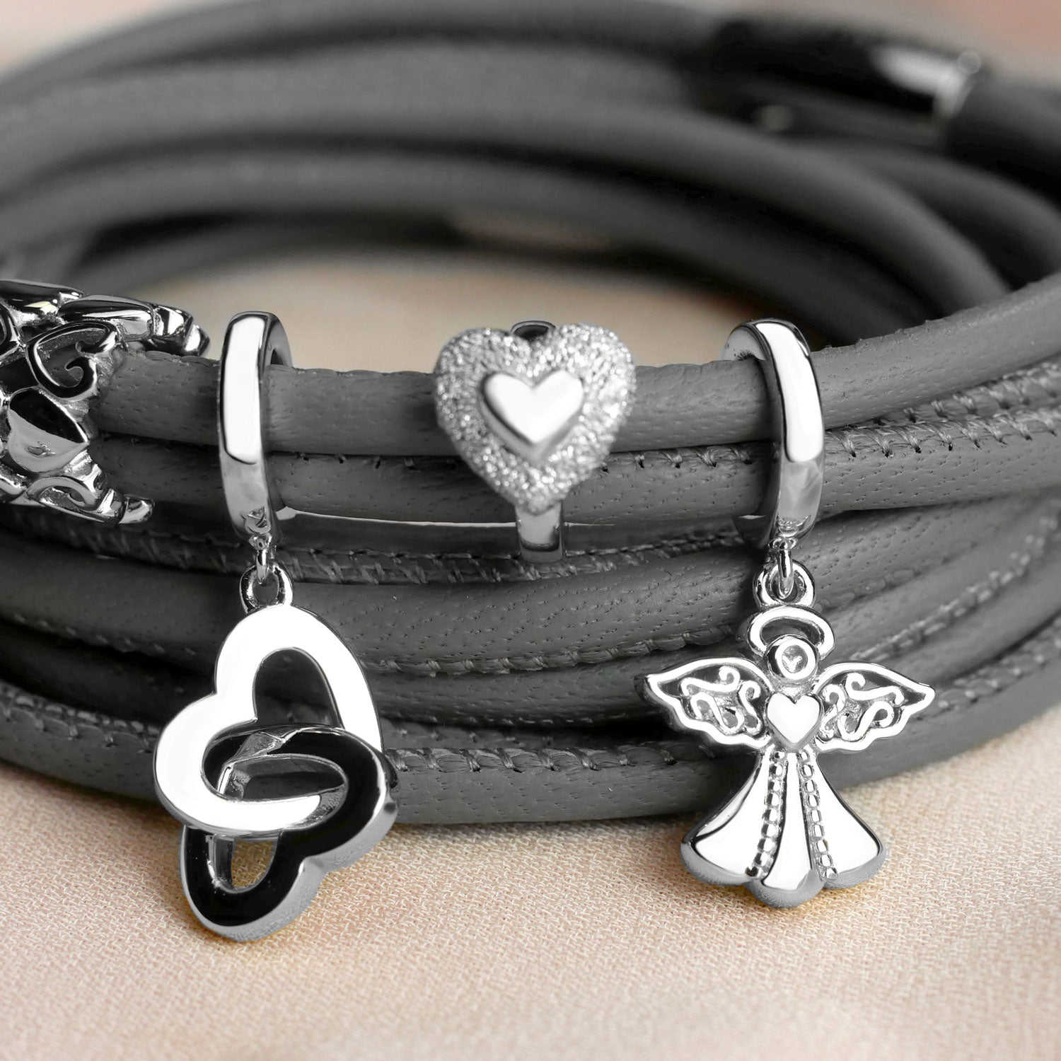 Angel Charm-Anhänger Silber