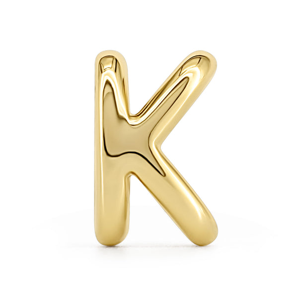 Buchstabe Charm K in Gold online kaufen
