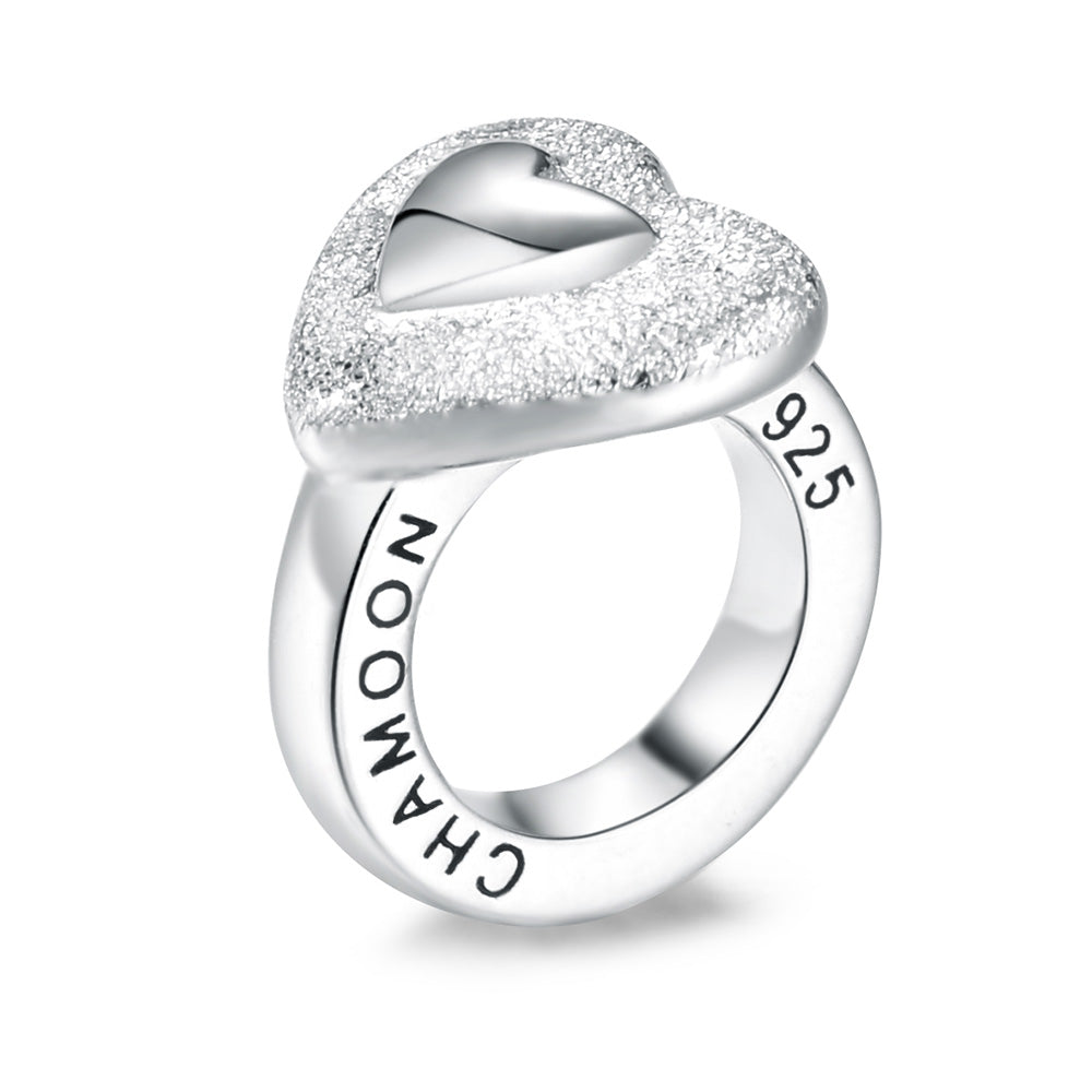 Adorable Heart Charm Silber