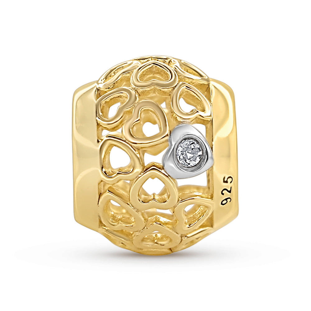 Herzen Charm Gold