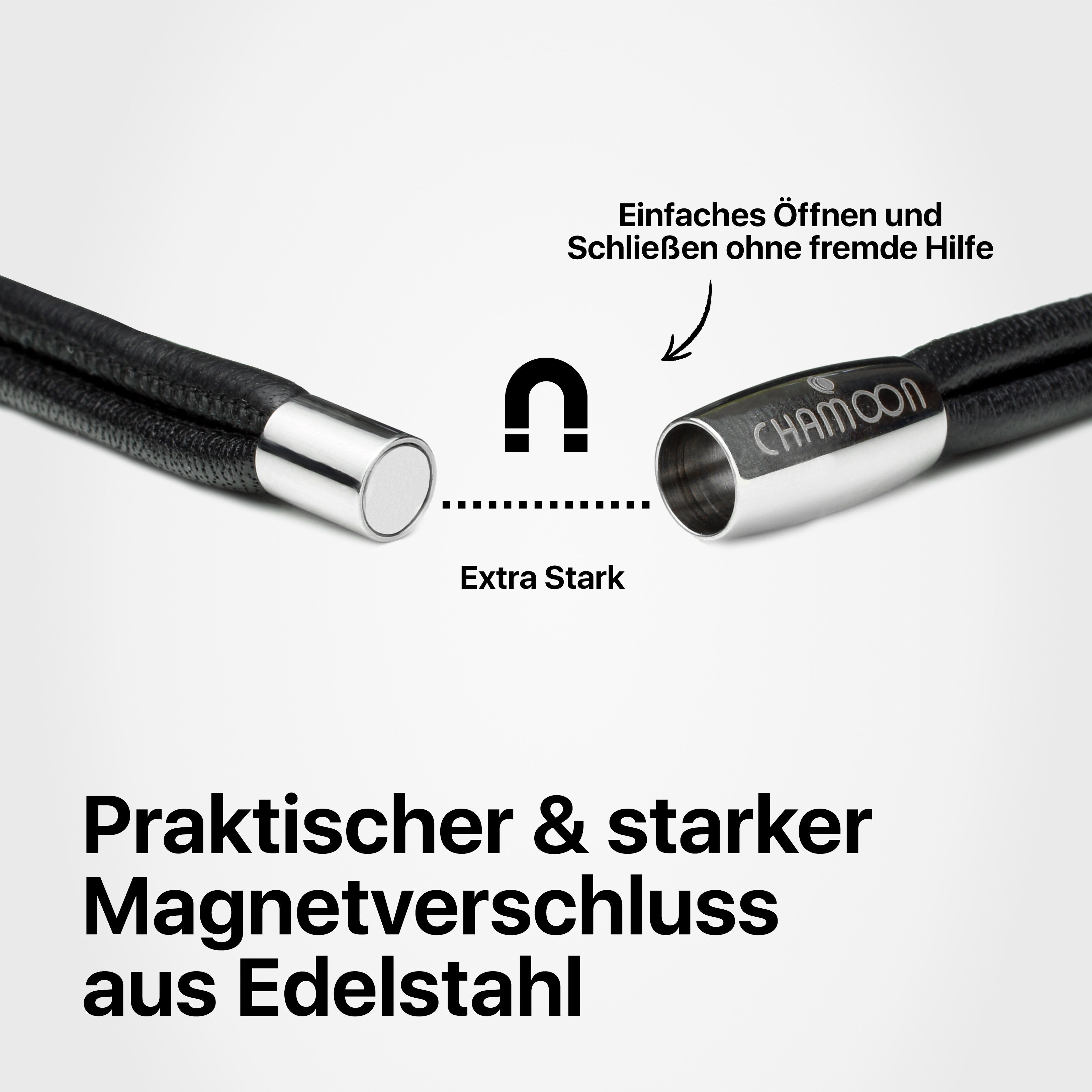 lederarmband damen magnetverschluss