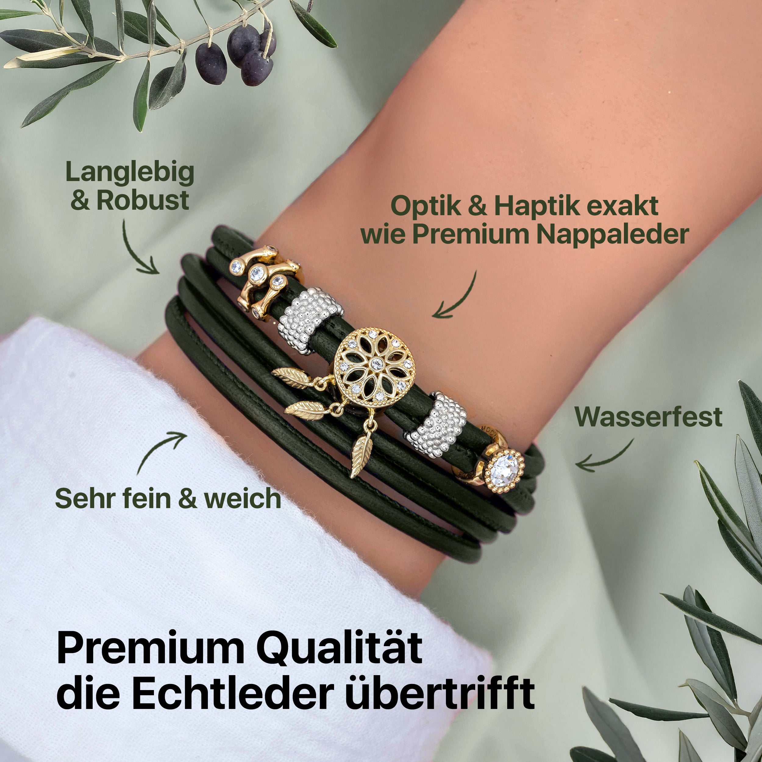 lederarmband vegan qualitaet