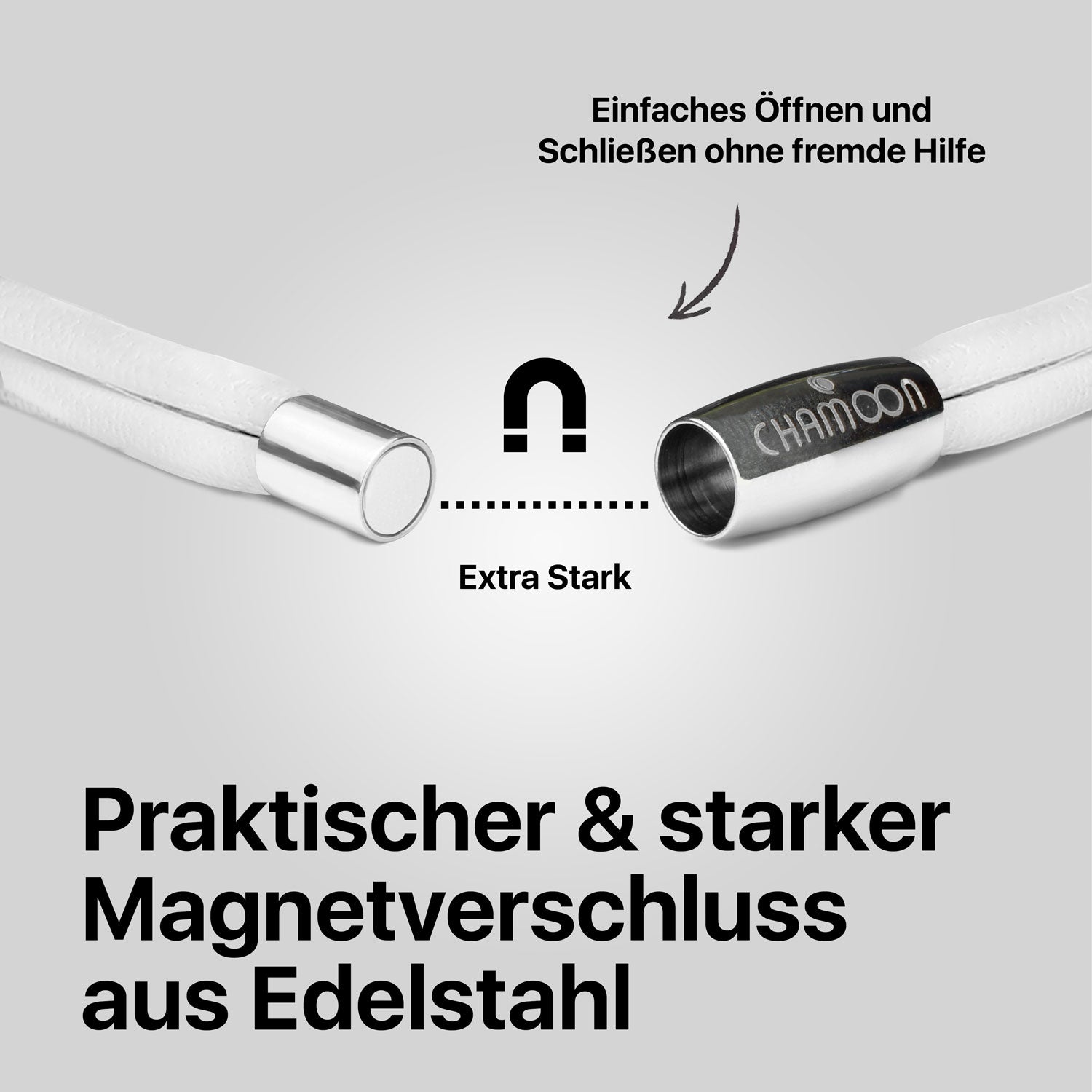 weißes armband