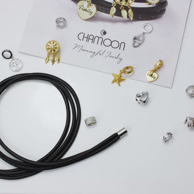 Infinity Charm Silber