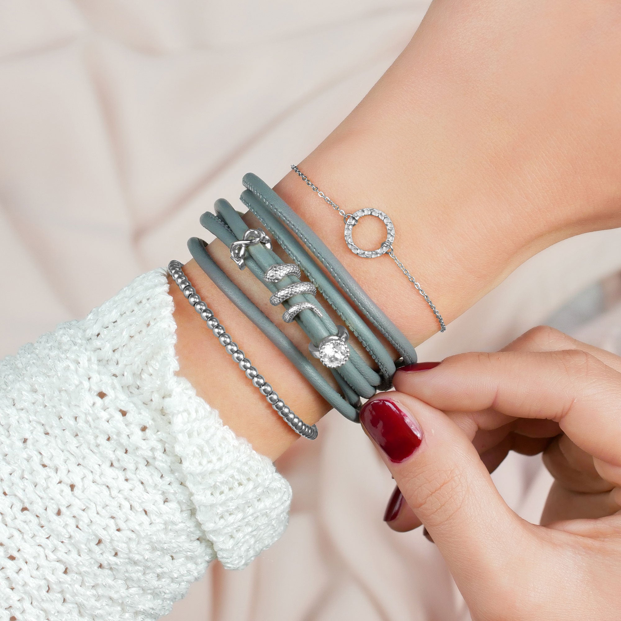 Eternity Charm Silber