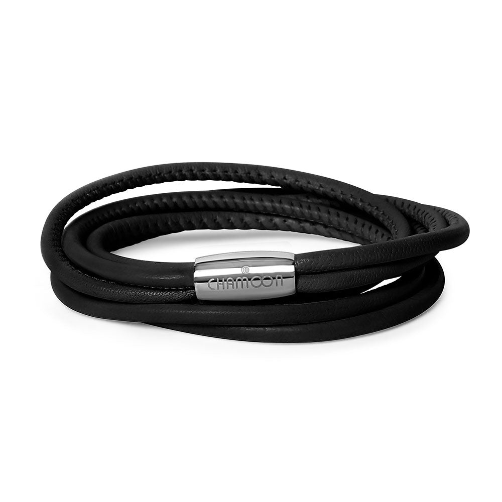 Armband Leder Damen in Schwarz online kaufen