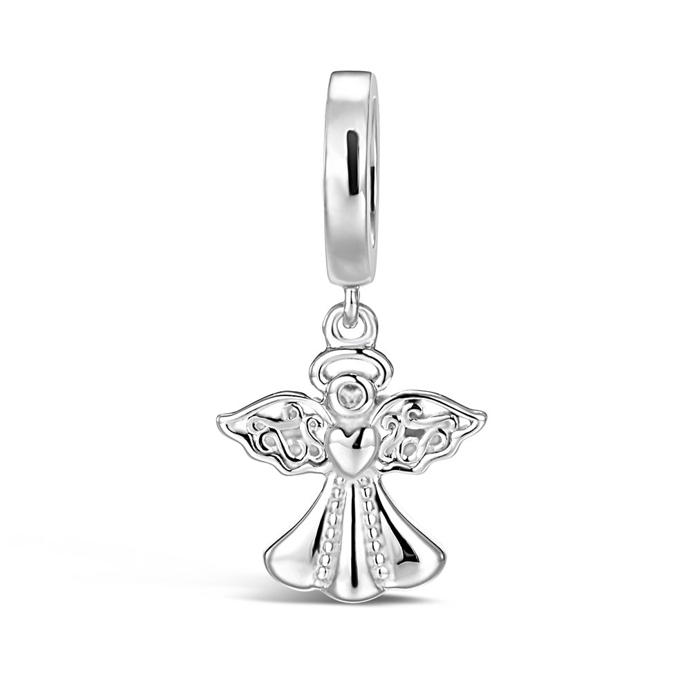 Angel Charm-Anhänger Silber
