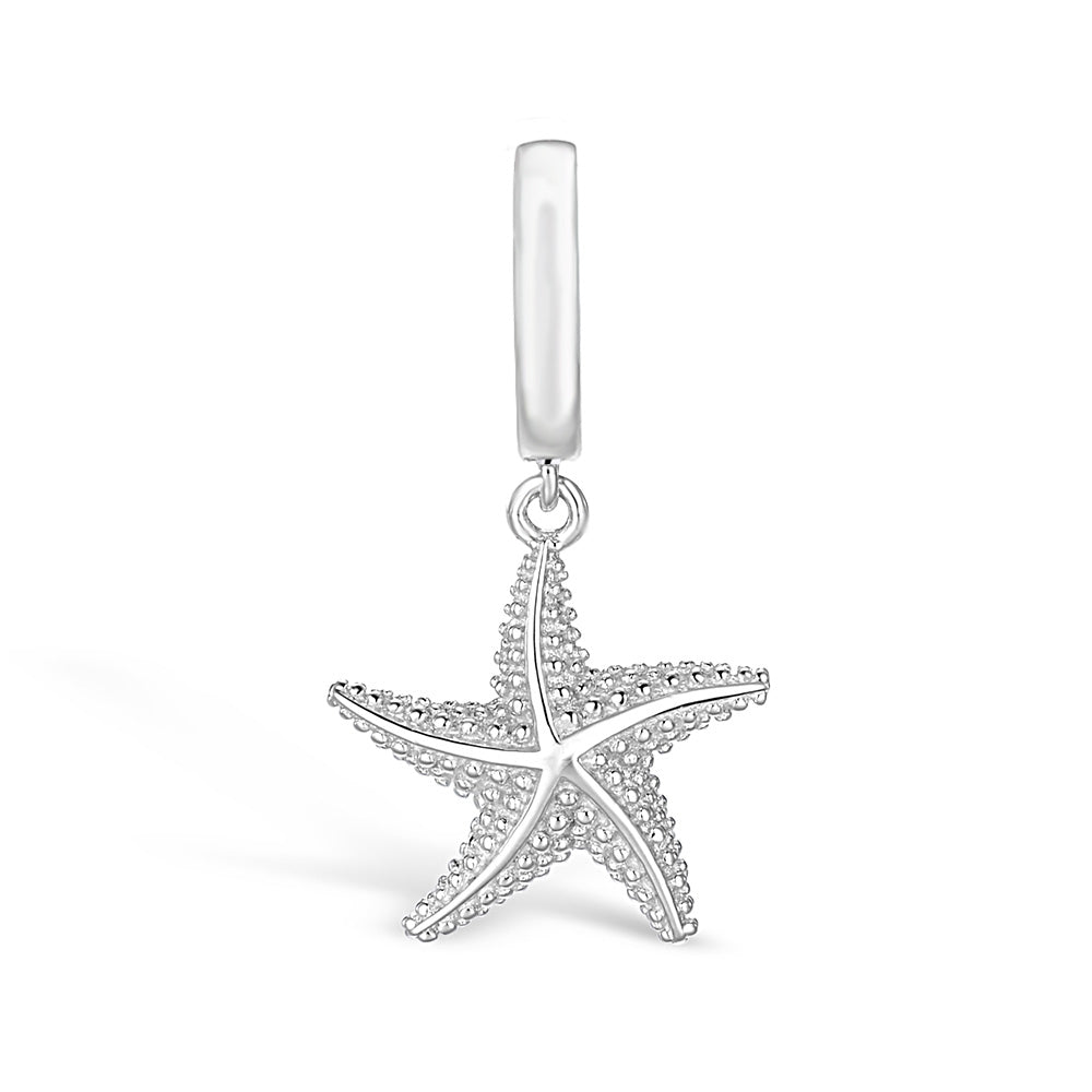 Starfish Charm-Anhänger Silber